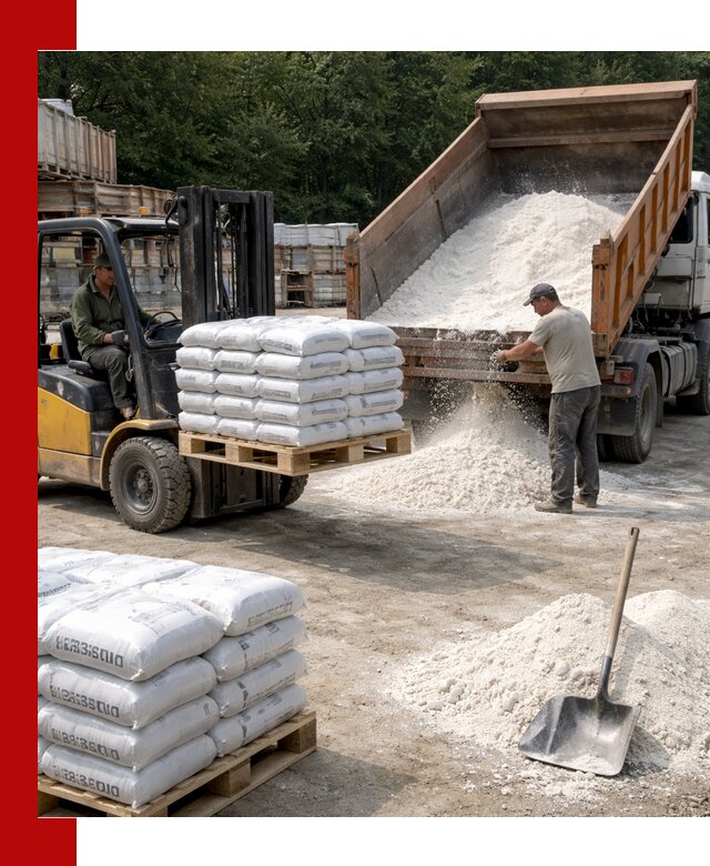 Доставка строительной извести оптом и в розницу в Ханты-Мансийске