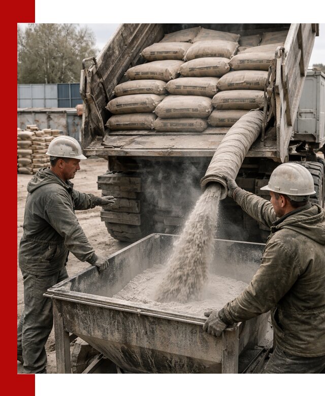 Доставка цемента М400 в Ханты-Мансийске оптом и в розницу