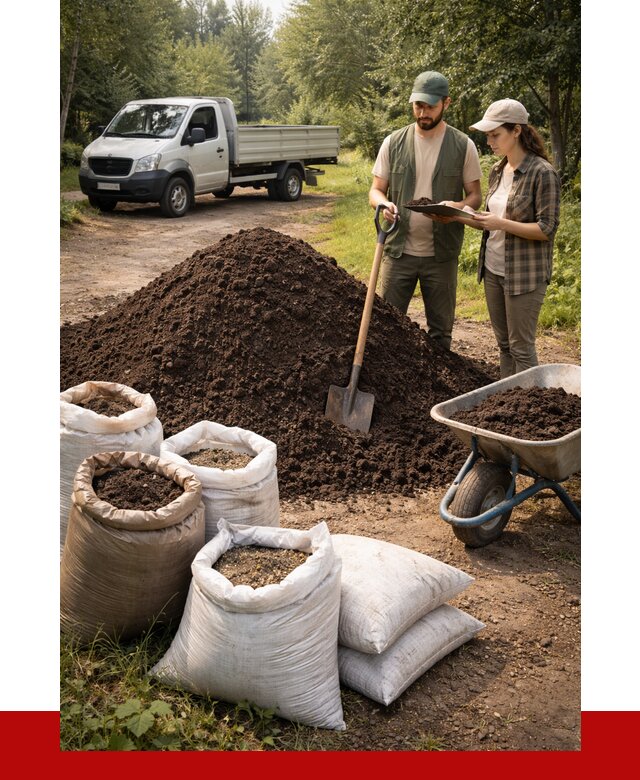 Купить грунт с доставкой в Ханты-Мансийске от 4594 р. за м3 | ПРОНЕРУДХнт