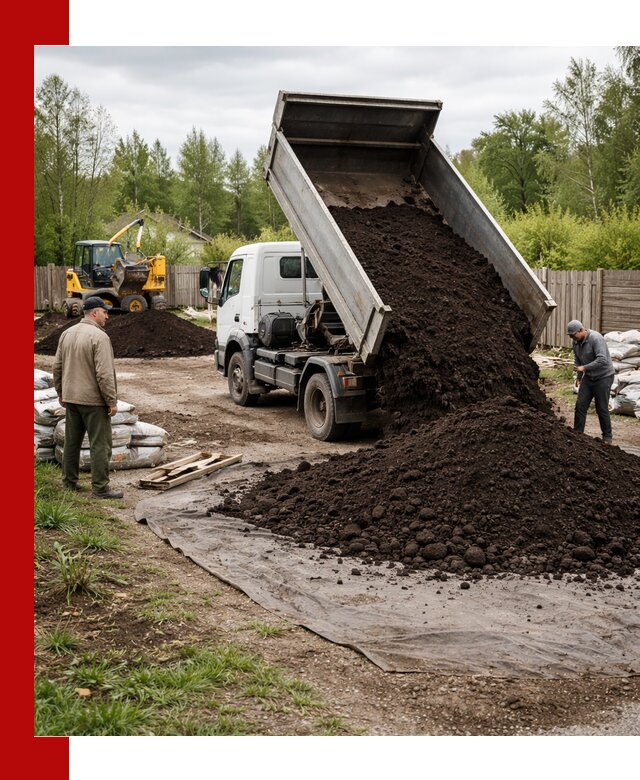 Доставка качественного почвогрунта в Ханты-Мансийске оптом и в розницу