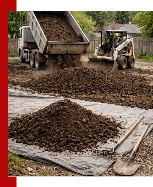 Грунт для отсыпки участка с доставкой в Ханты-Мансийске