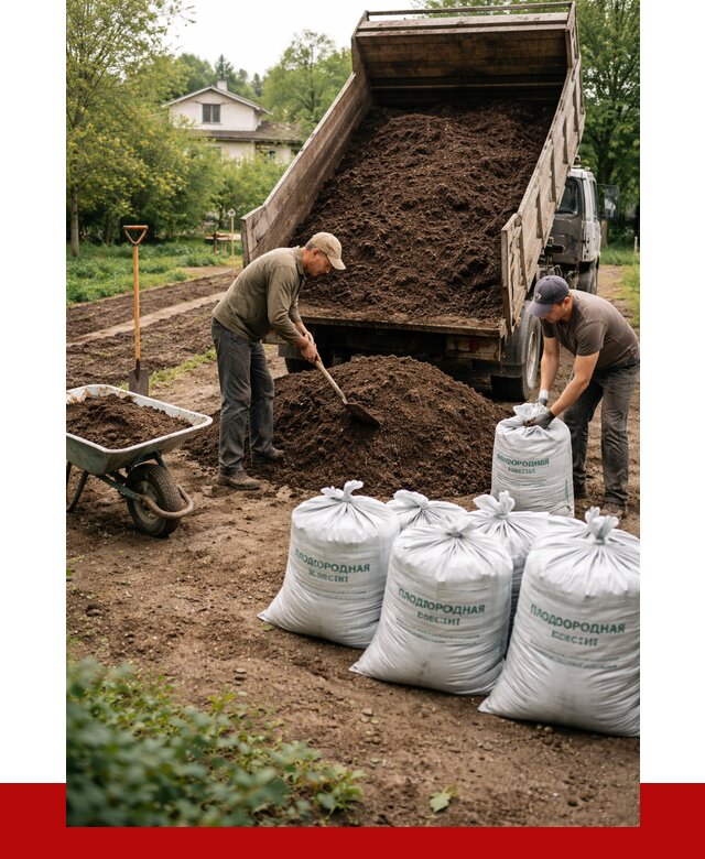 Плодородная смесь в Ханты-Мансийске от 4288 р./куб с доставкой | ПРОНЕРУДХнт