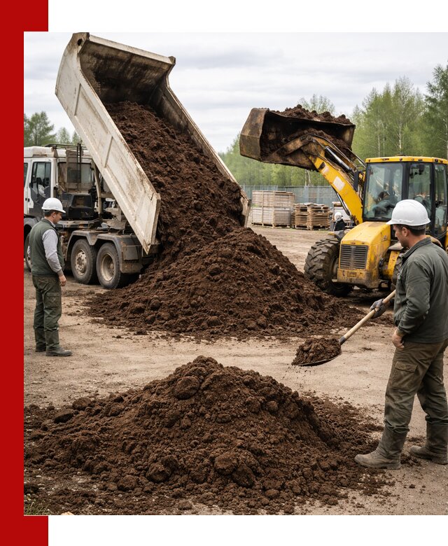 Доставка торфа оптом и в мешках в Ханты-Мансийске