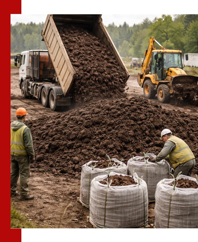 Доставка нейтрального торфа в Ханты-Мансийске оптом и в розницу
