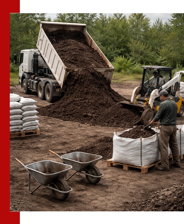 Доставка и продажа торфогрунта в Ханты-Мансийске оптом и в розницу