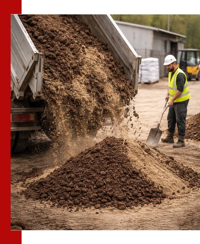 Доставка торфо-песчаной смеси в Ханты-Мансийске для строительства и озеленения