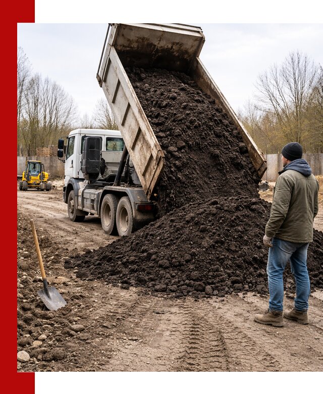 Доставка чернозема навалом в Ханты-Мансийске быстро и выгодно