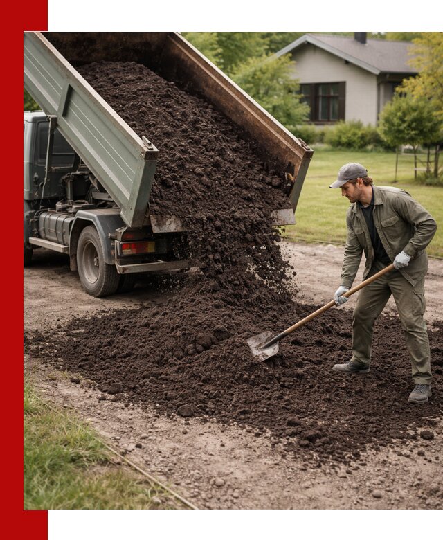 Чернозем для газона с доставкой в Ханты-Мансийске быстро и качественно