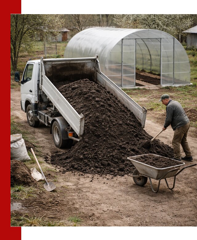 Чернозем для теплицы с доставкой в Ханты-Мансийске