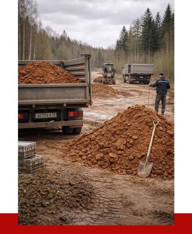 Глина и суглинки в Ханты-Мансийске от 4594 р. за куб | ПРОНЕРУДХнт