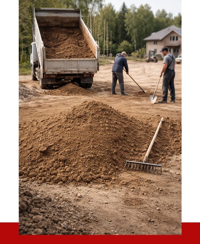 Суглинок для планировки в Ханты-Мансийске с доставкой от 4288 р. | ПРОНЕРУДХнт