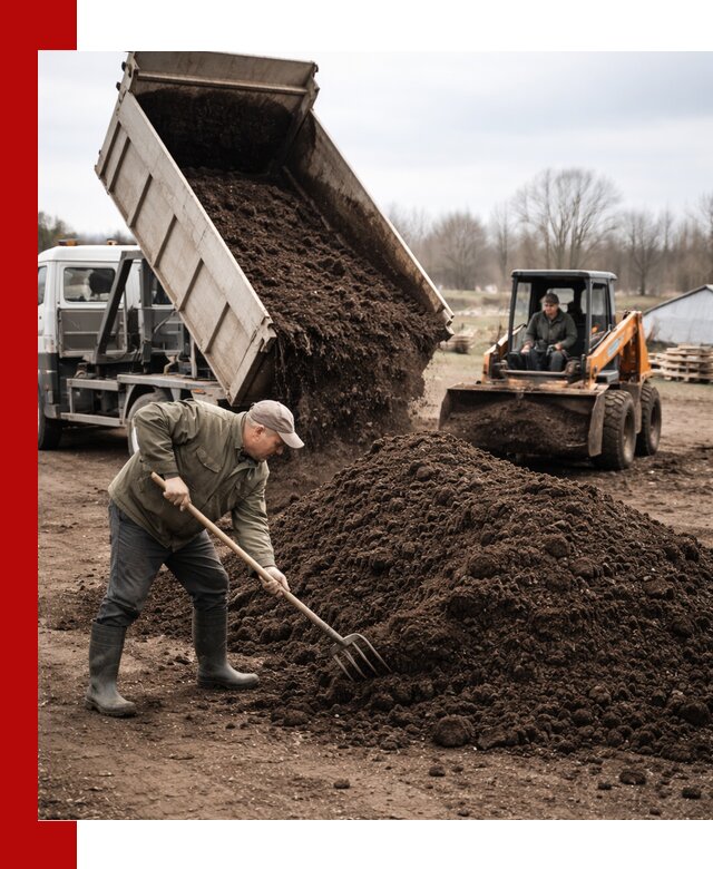 Доставка и продажа перегноя в Ханты-Мансийске быстро и дешево