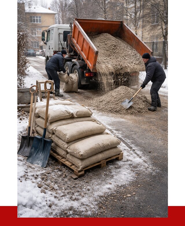 Противогололедные материалы оптом в Ханты-Мансийске от 4288 р. | ПРОНЕРУДХнт