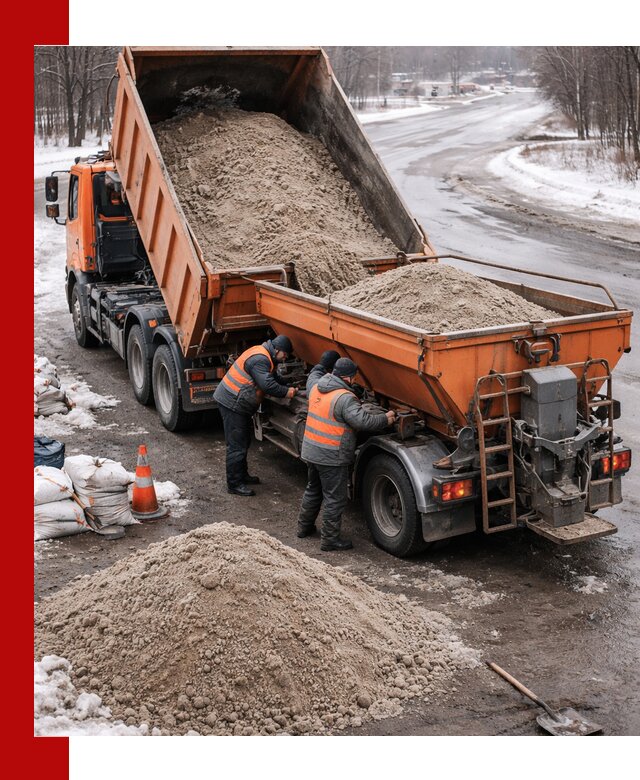 Поставка и вывоз пескосоля в Ханты-Мансийске оптом и в розницу