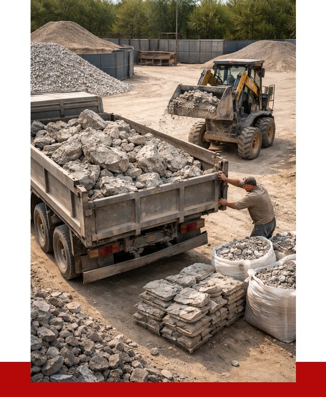 Купить бой бетона с доставкой в Ханты-Мансийске от 4900 р. | ПРОНЕРУДХнт