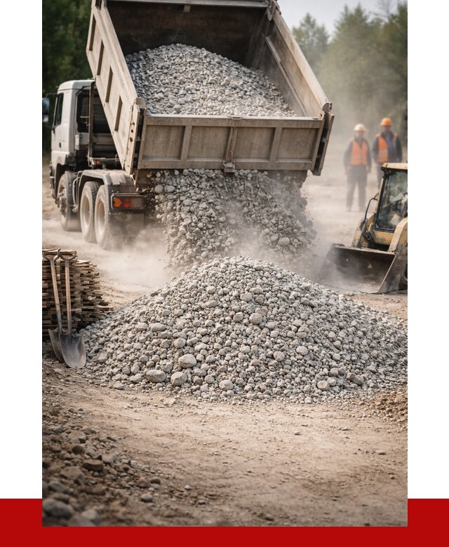 Купить дробленый бетон в Ханты-Мансийске от 1736 р./куб | ПРОНЕРУДХнт