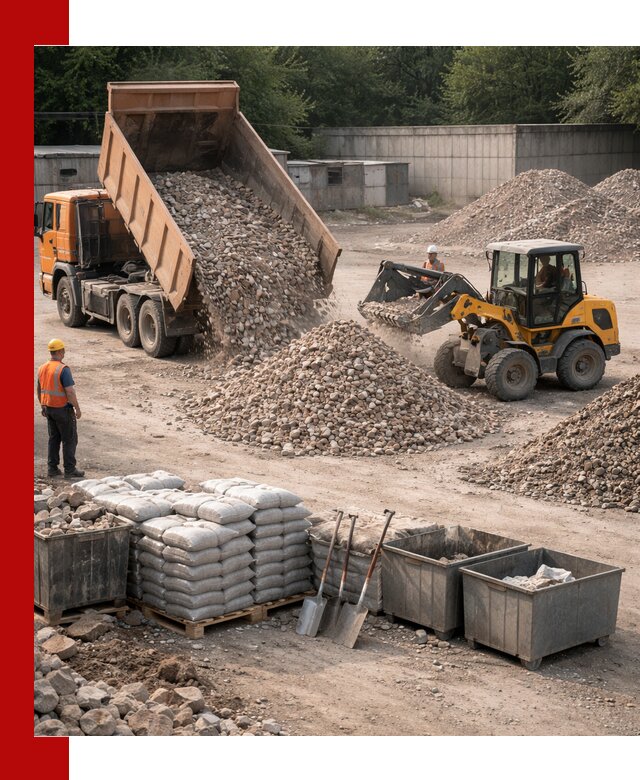 Вторичные материалы для отсыпки в Ханты-Мансийске — поставка и доставка