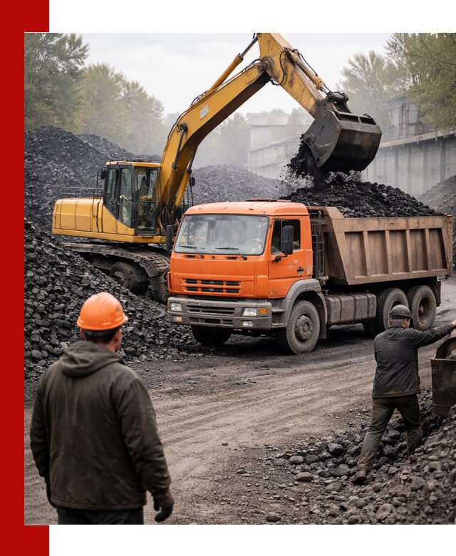 Доставка угля автотранспортом в Ханты-Мансийске быстро и выгодно