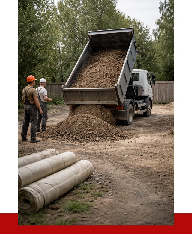 Доставка сыпучих материалов самосвалом в [cvi] от 4288 р. | ПРОНЕРУДХнт