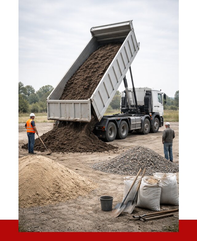 Доставка самосвалом 30 кубов в Ханты-Мансийске от 8678 р. | ПРОНЕРУДХнт