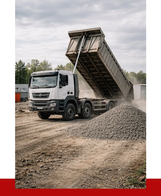 Доставка самосвалом 40 кубов в Ханты-Мансийске от 9188 р. | ПРОНЕРУДХнт