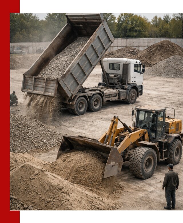 Перевозка сыпучих грузов самосвалами и бортовыми в Ханты-Мансийске