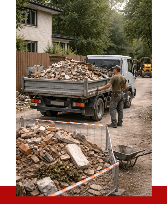 Вывоз строительного мусора с погрузкой в Ханты-Мансийске от 7657 р | ПРОНЕРУДХнт