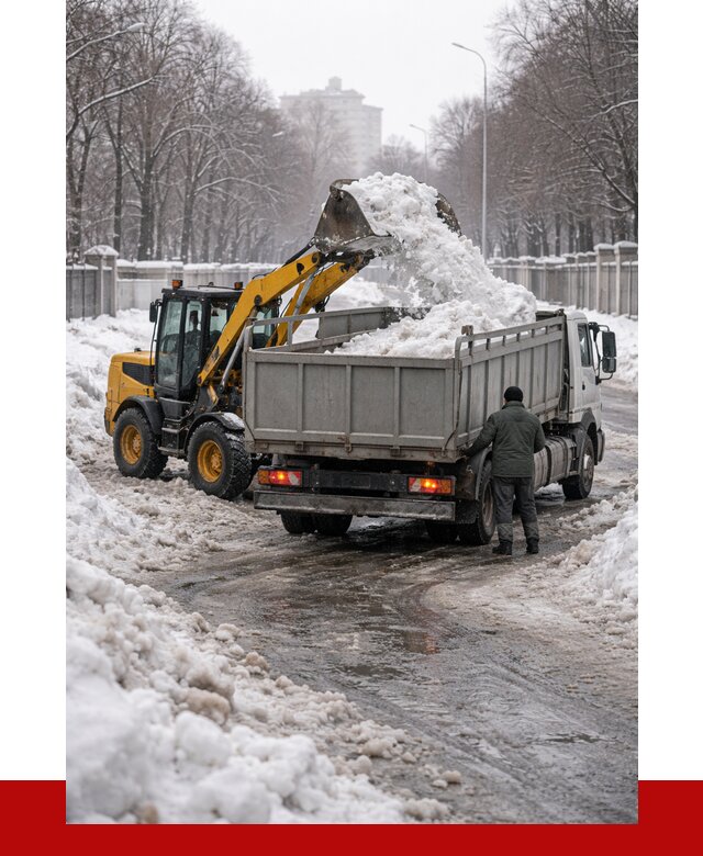 Вывоз снега с погрузкой в Ханты-Мансийске от 3573 р. ПРОНЕРУДХнт