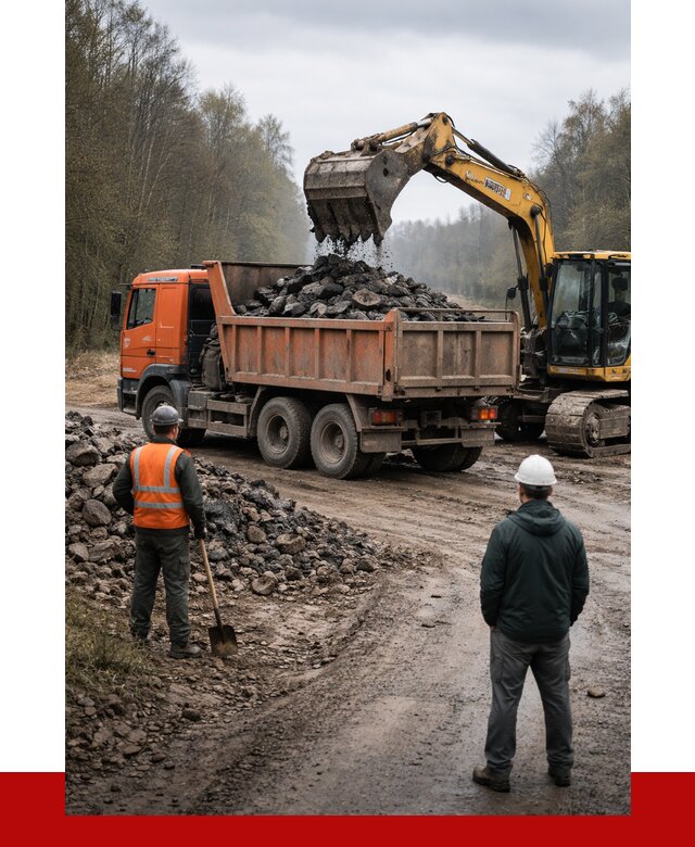 Вывоз асфальта в Ханты-Мансийске от 4594 р. самосвалом ПРОНЕРУДХнт