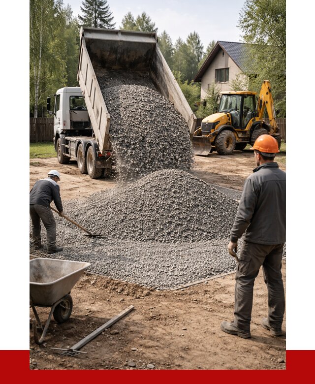 Отсыпка участка щебнем в Ханты-Мансийске от 6636 р. ПРОНЕРУДХнт