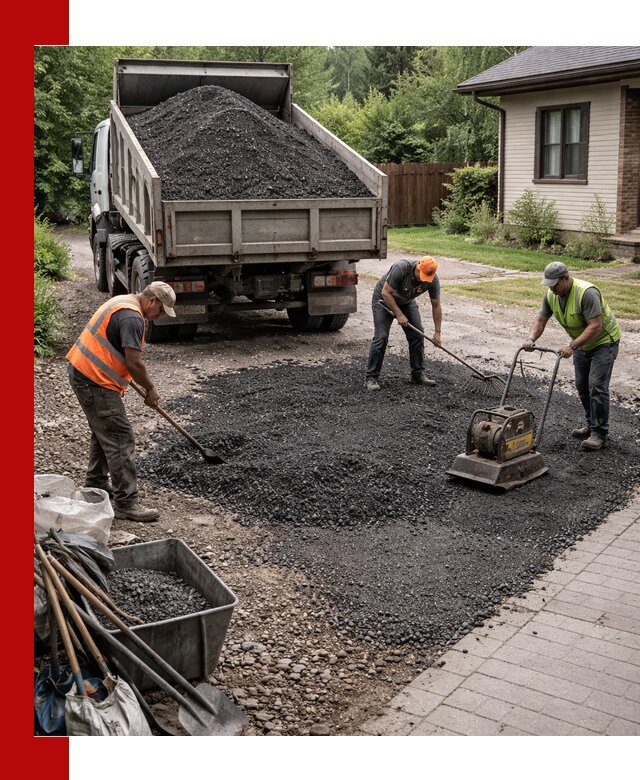 Асфальтовая крошка для двора с доставкой в Ханты-Мансийске